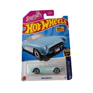 Hot Wheels Barbie 1956 Corvette HW Screen Time Collector Diecast Car 1:64